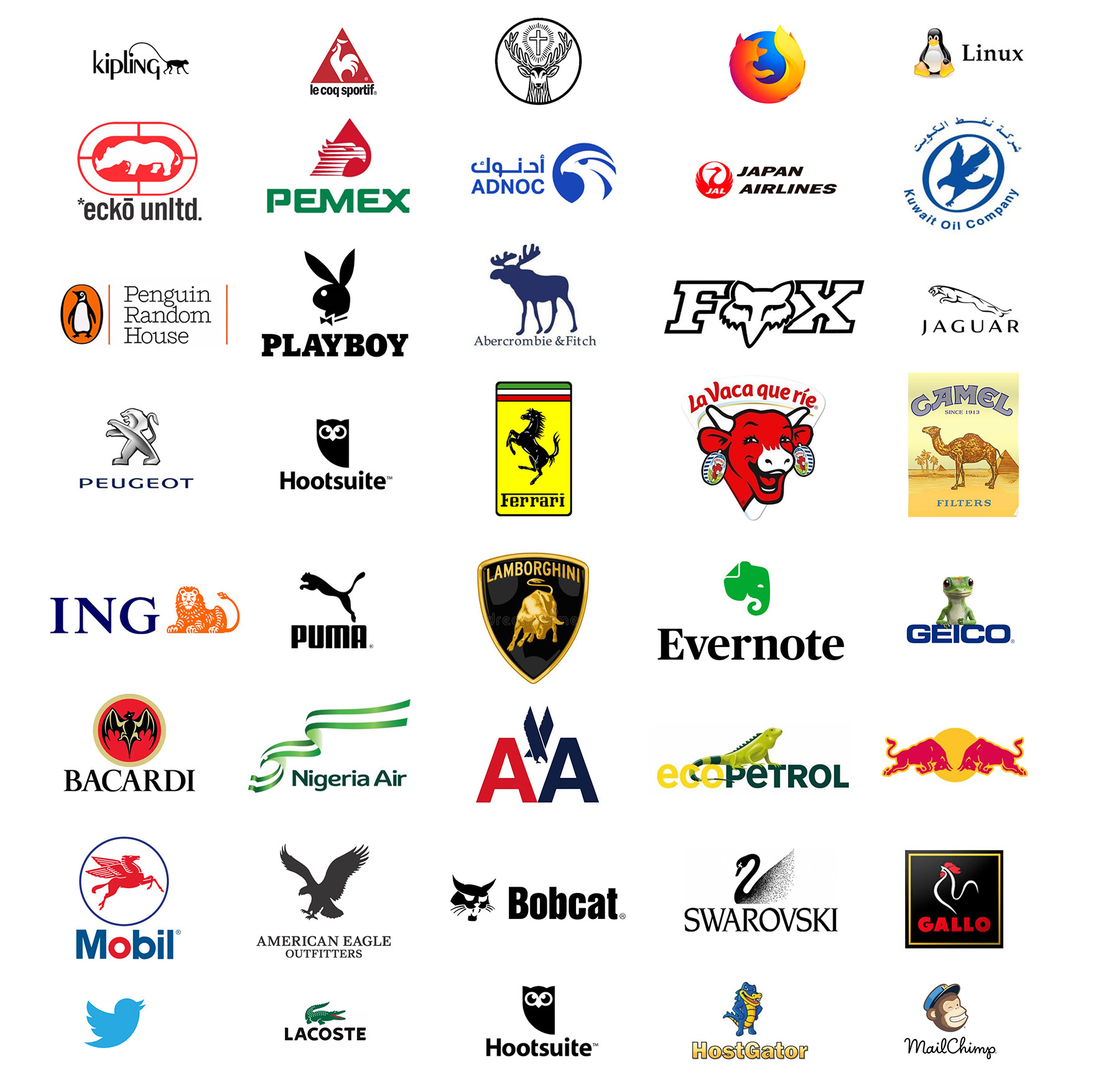 Details 48 marcas con animales en el logo